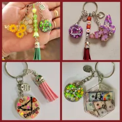 Llaveros de resina epóxica personalizados