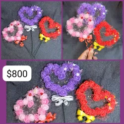 Toppers de flores de foami