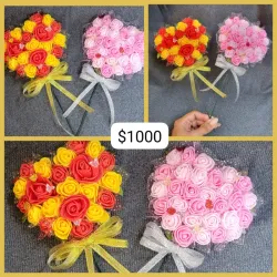 Toppers de flores de foami