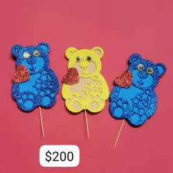 Toppers de Osos de foami