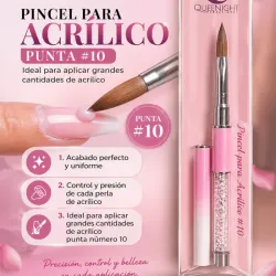 Pincel para acrílico #10