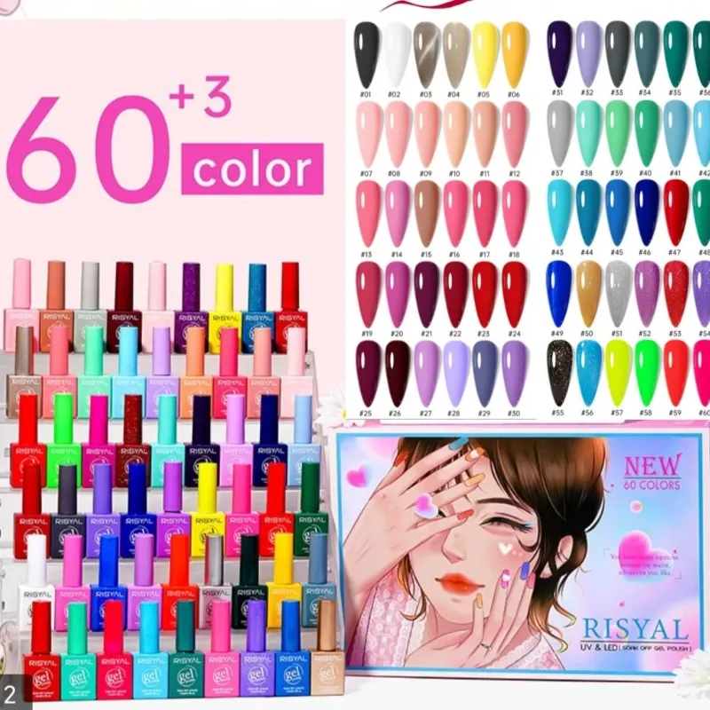 Set de 63 esmaltes