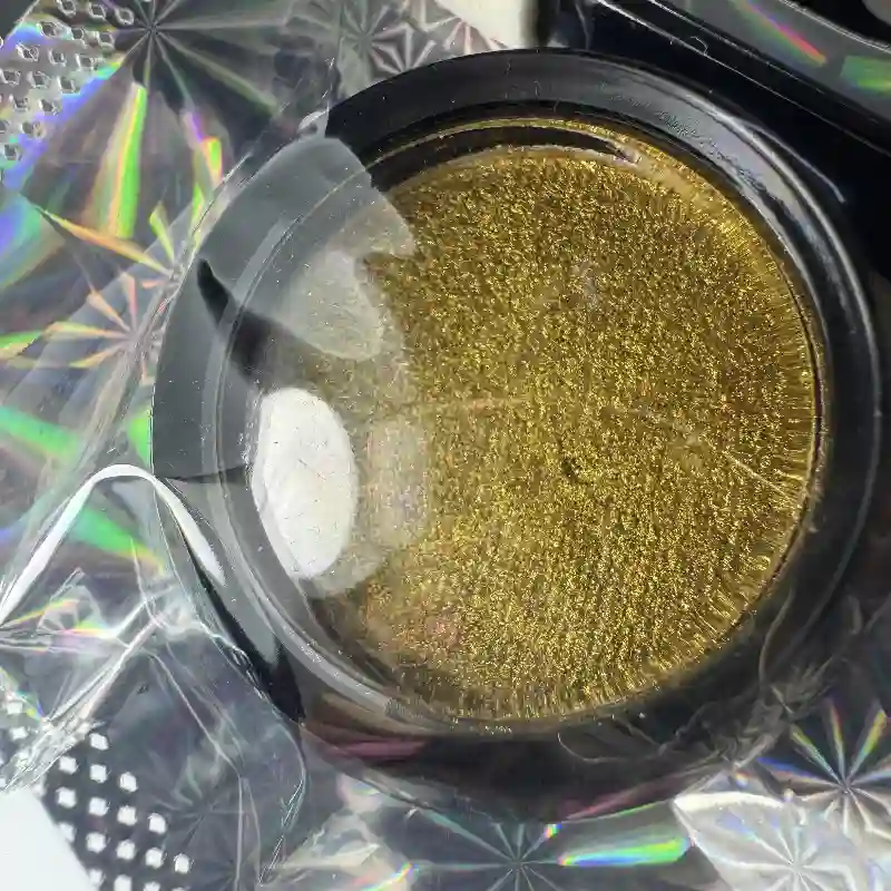 Efecto espejo dorado sólido 