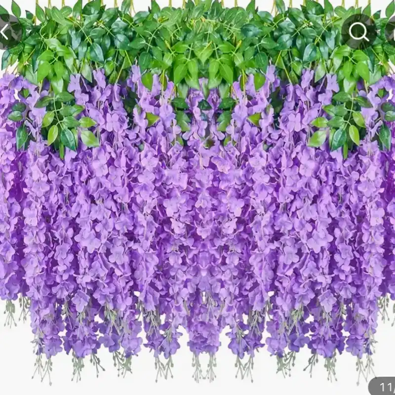 Flores colgantes 