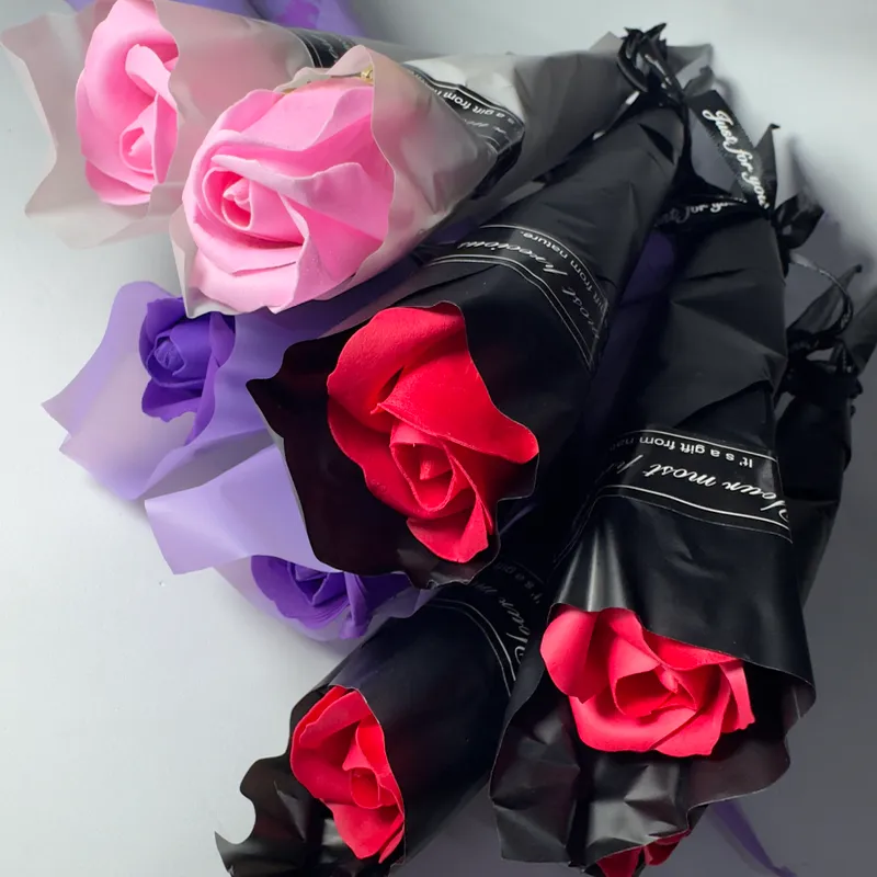 Rosas de jabón 