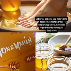 Set de pedicura spa miel