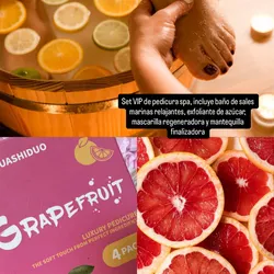Set VIP de pedicura spa toronja