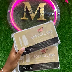 Tips soft gel Almond médium