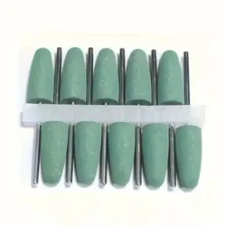 04-24. Fresa de silicona para pulir la piel Verde # 240