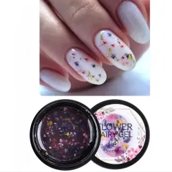 11-01-2. Esmalte Gel con purpurina y flores (5ml) #4