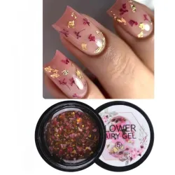 11-01-3. Esmalte Gel con purpurina y flores (5ml) #5