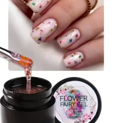 11-01-4. Esmalte Gel con purpurina y flores (5ml) #6