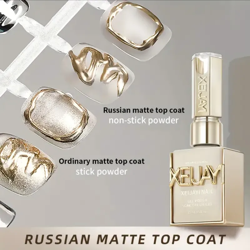 12-04. Top Coat Mate Ruso para diseño
