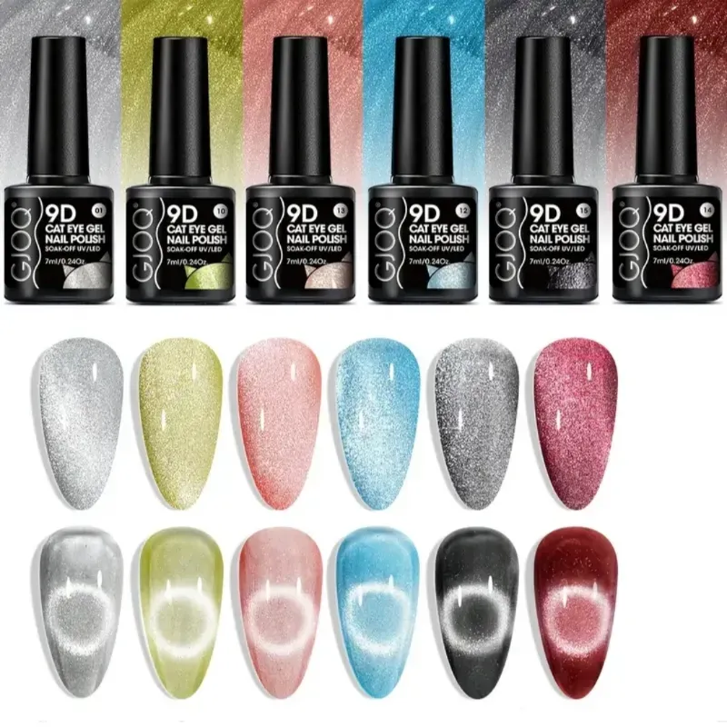 10-03. Esmalte Ojo de Gato Magnético 9D (7ml) Serie-1