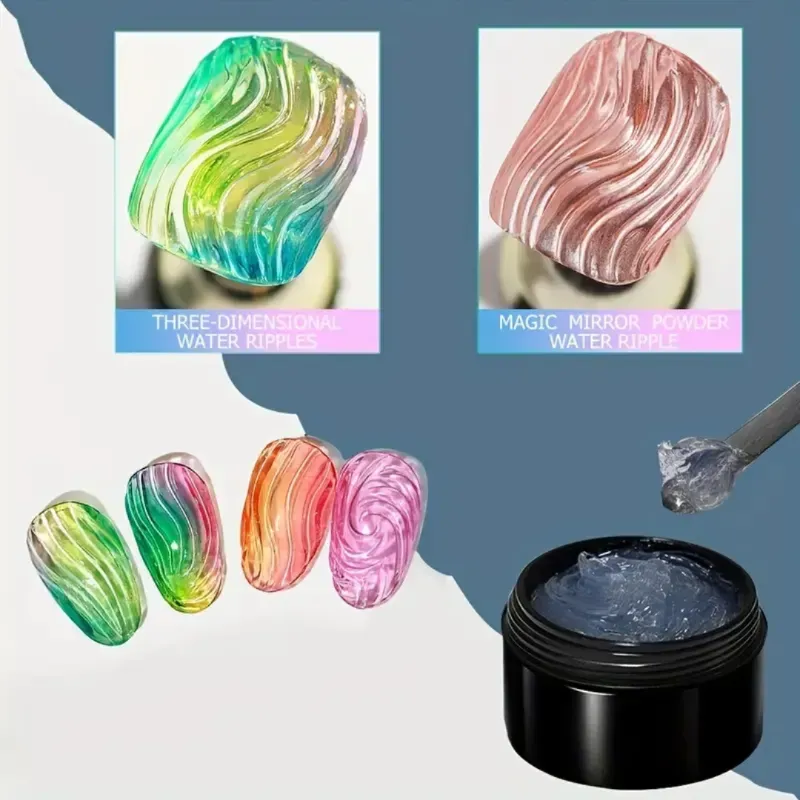 11-09. Gel semi sólido de línea de caracola para onda 3D (6g)