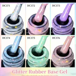 11-05. Glitter Rubber Base Gel (7ml)