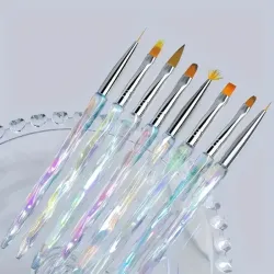 07-02. Juego de 8 pinceles para arte de uñas