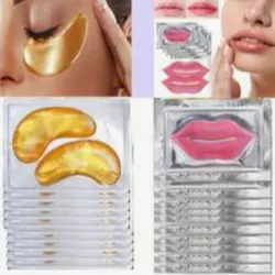 Mascarillas labiales y mascarillas doradas