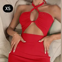 Vestido Amarrado Cuello 