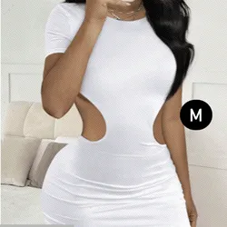 Vestido Mangas Cortas