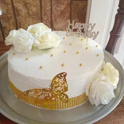 Cake 28cm relleno de mermelada de guayaba
