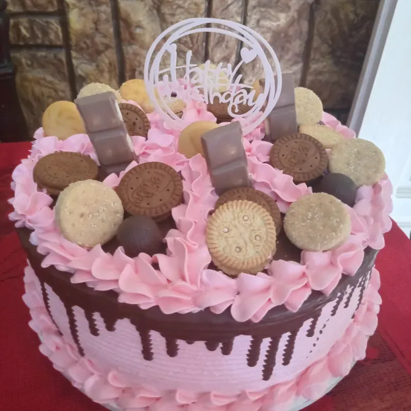 Pastel con cobertura 