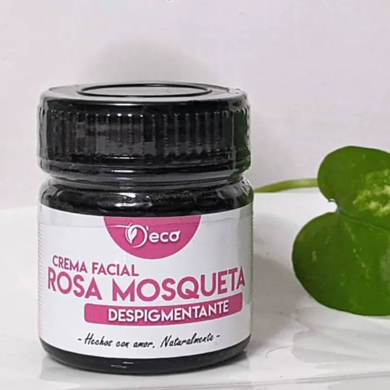 Crema despigmentante con rosa mosqueta