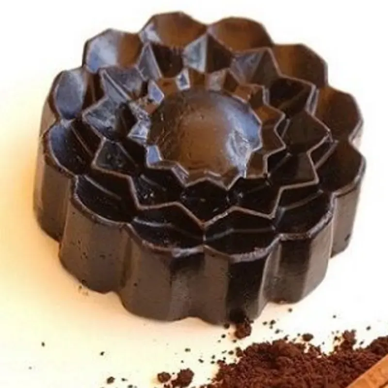 Jabón de chocolate y café en base de glicerina