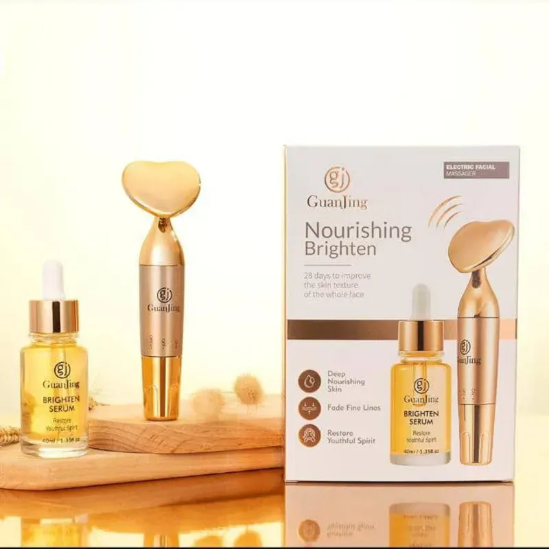 💛 Masajeador facial + Serum