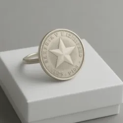 Anillo con moneda