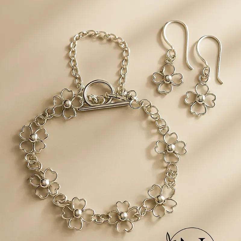 Pulsera de flor 