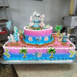 Cake de bandeja Lilo y Stitch