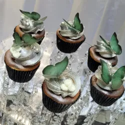 Cup cake mariposas quinceañera