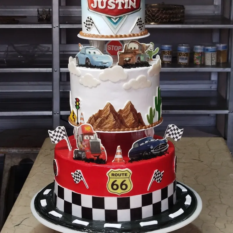 Rayo. McQueen Cake
