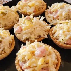 Tartaleta con ensalada fría