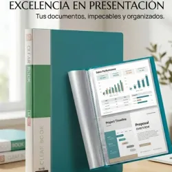 Archivador tipo libro de 10 páginas