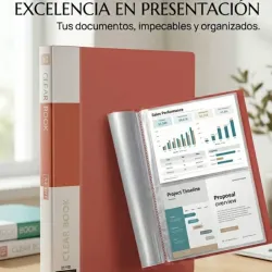Archivador tipo libro de 10 páginas