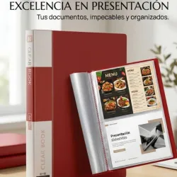 Archivador tipo libro de 30 páginas
