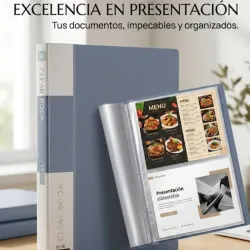 Archivador tipo libro de 30 páginas