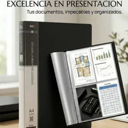 Archivador tipo libro de 80 páginas