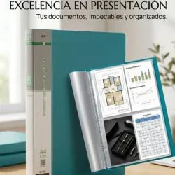 Archivador tipo libro de 80 páginas