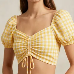 Blusa juvenil de guinda