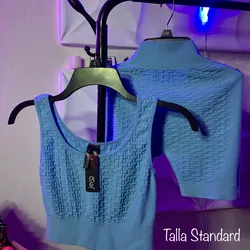 Set de top + licra Modelo 2