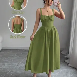 Vestido aceituna
