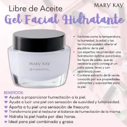 Gel facial Hidratante Libre de Aceite Mary Kay 