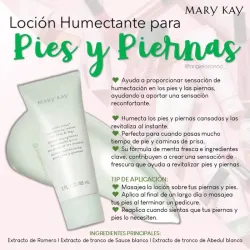 Locion Humectante para pies y piernas Mary Kay 