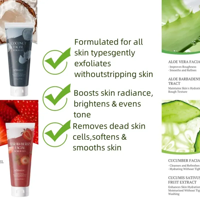 Exfiliante facial de frutas