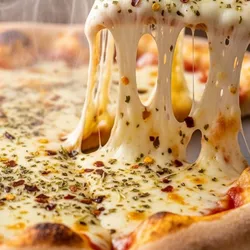 Pizza Napolitana de Queso Blanco