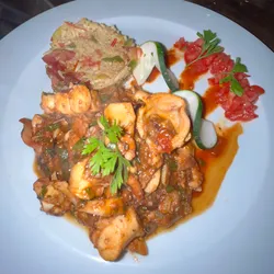 Pulpo enchilado 