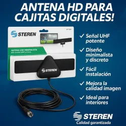 Antena para cajitas digitales HD
